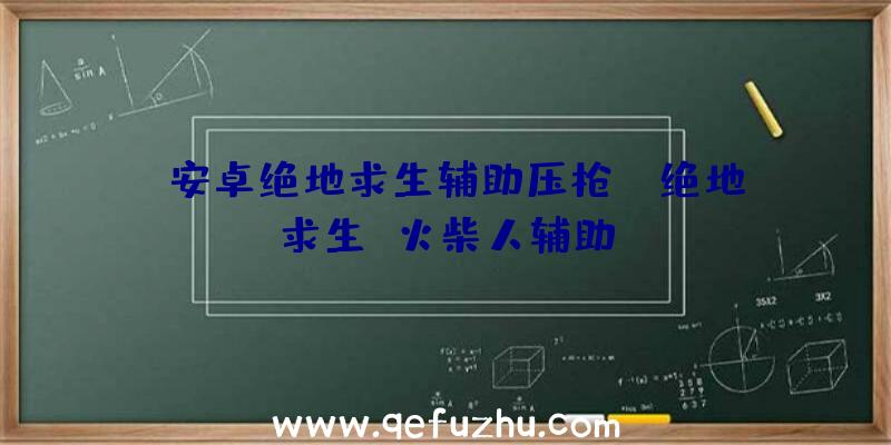 「安卓绝地求生辅助压枪」|绝地求生